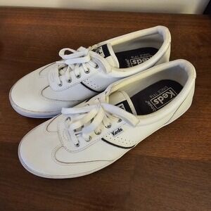 Keds Courty II Leather Lace Up  Womens White Sneakers Casual Shoes WH56569 sz 7